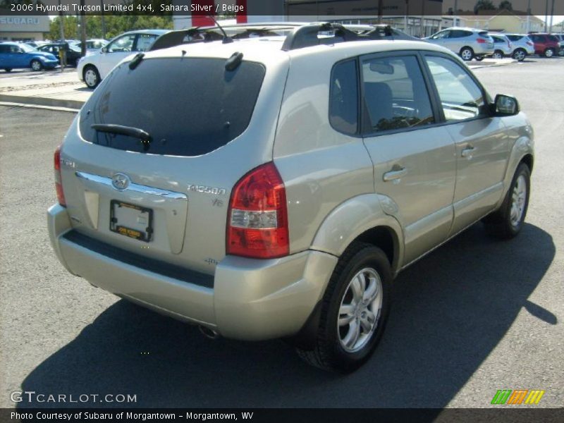Sahara Silver / Beige 2006 Hyundai Tucson Limited 4x4