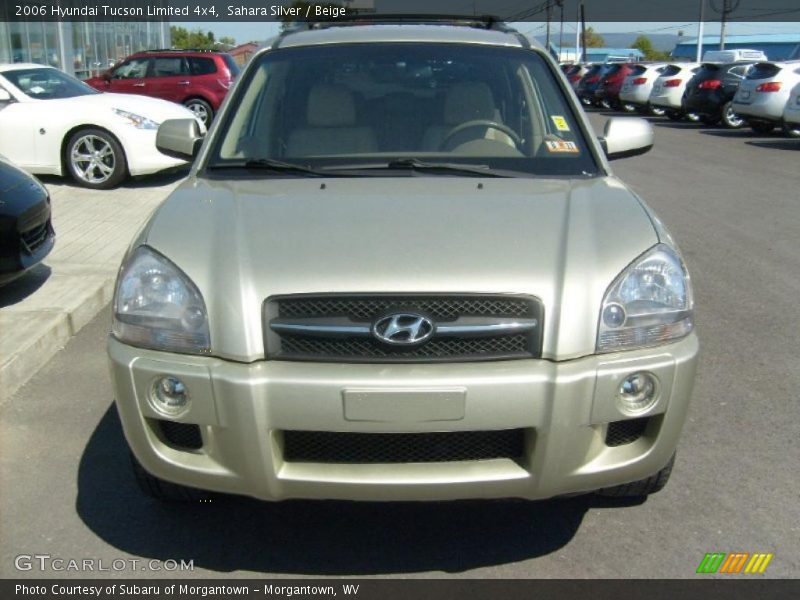 Sahara Silver / Beige 2006 Hyundai Tucson Limited 4x4