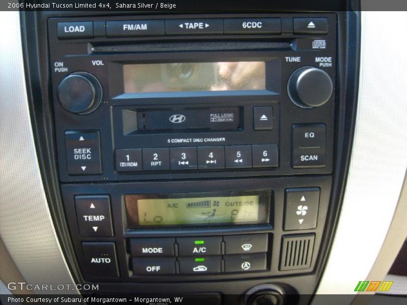 Sahara Silver / Beige 2006 Hyundai Tucson Limited 4x4