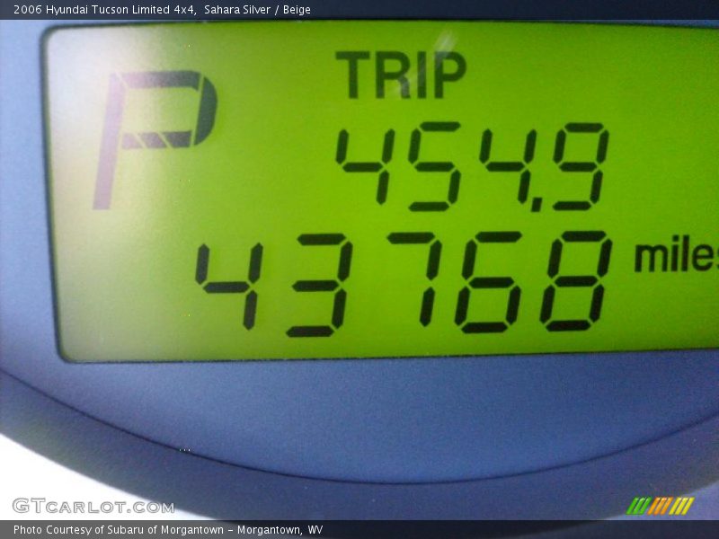 Sahara Silver / Beige 2006 Hyundai Tucson Limited 4x4