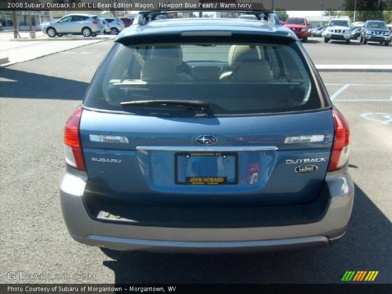 Newport Blue Pearl / Warm Ivory 2008 Subaru Outback 3.0R L.L.Bean Edition Wagon