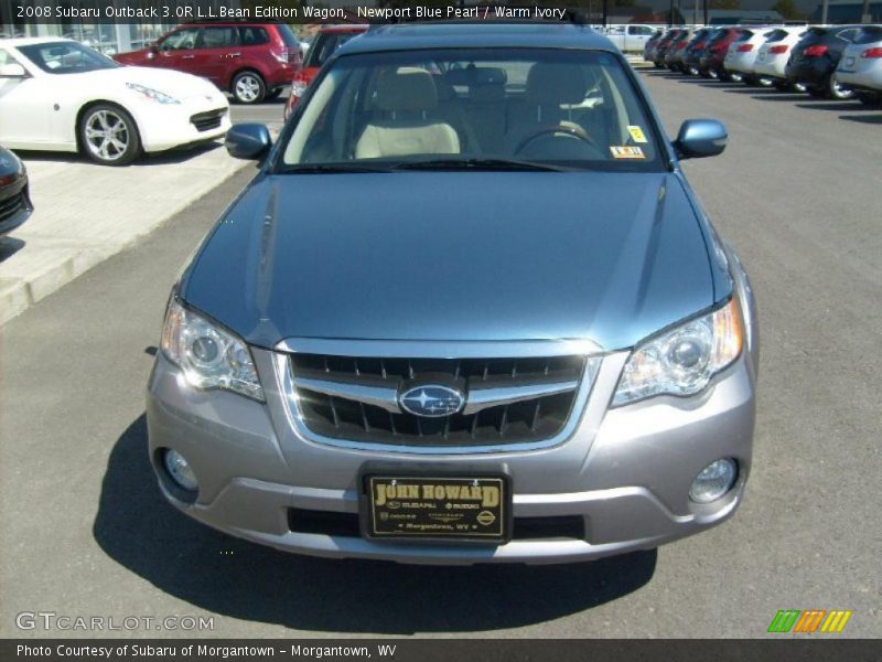 Newport Blue Pearl / Warm Ivory 2008 Subaru Outback 3.0R L.L.Bean Edition Wagon