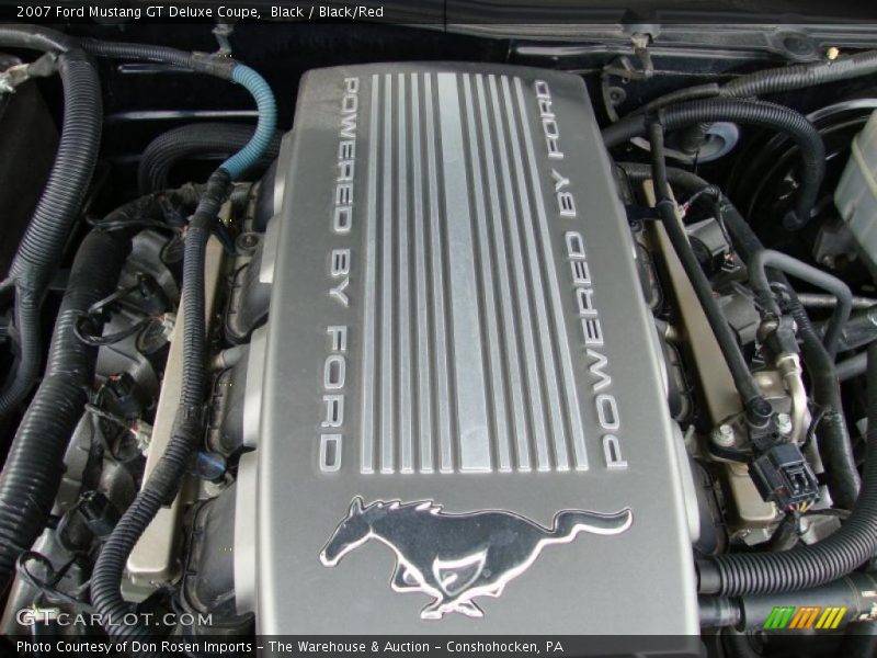 Black / Black/Red 2007 Ford Mustang GT Deluxe Coupe