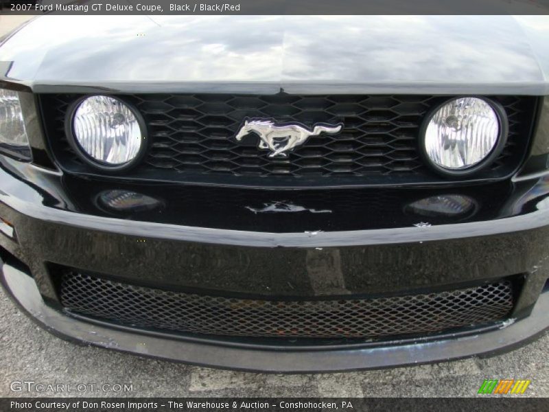 Black / Black/Red 2007 Ford Mustang GT Deluxe Coupe