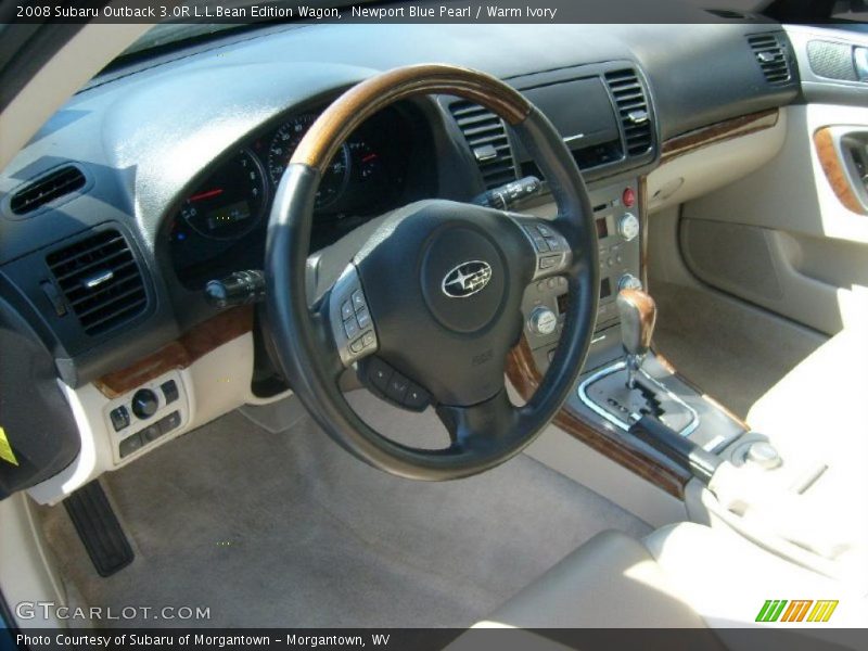 Newport Blue Pearl / Warm Ivory 2008 Subaru Outback 3.0R L.L.Bean Edition Wagon