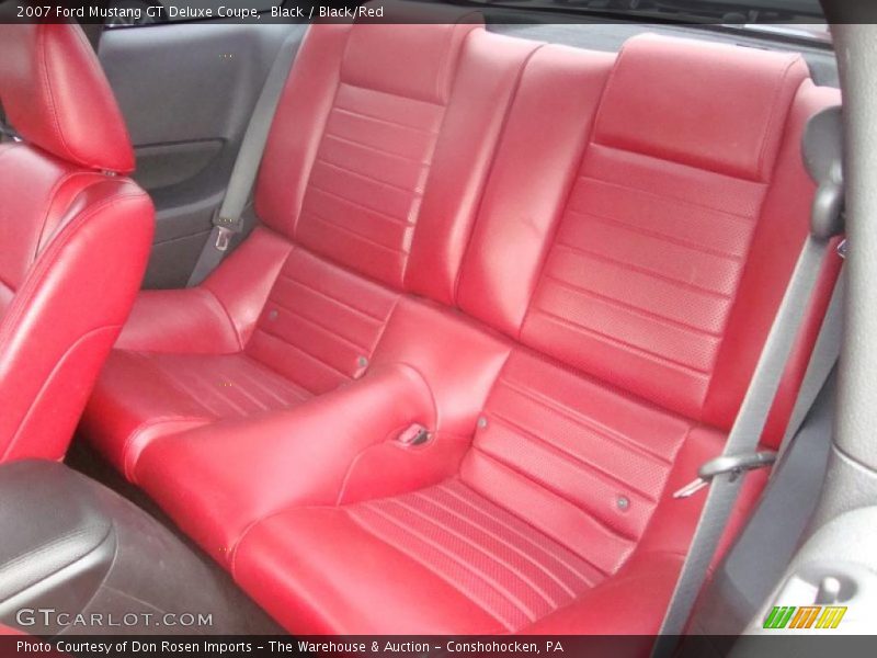 Black / Black/Red 2007 Ford Mustang GT Deluxe Coupe