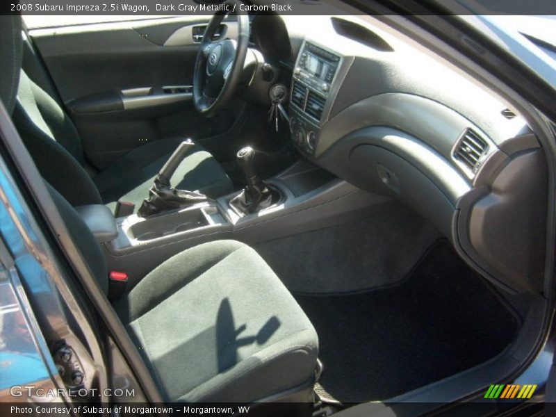 Dark Gray Metallic / Carbon Black 2008 Subaru Impreza 2.5i Wagon