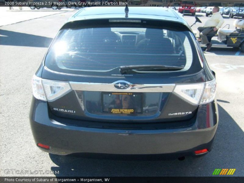 Dark Gray Metallic / Carbon Black 2008 Subaru Impreza 2.5i Wagon