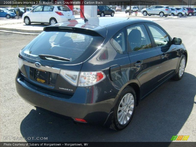 Dark Gray Metallic / Carbon Black 2008 Subaru Impreza 2.5i Wagon