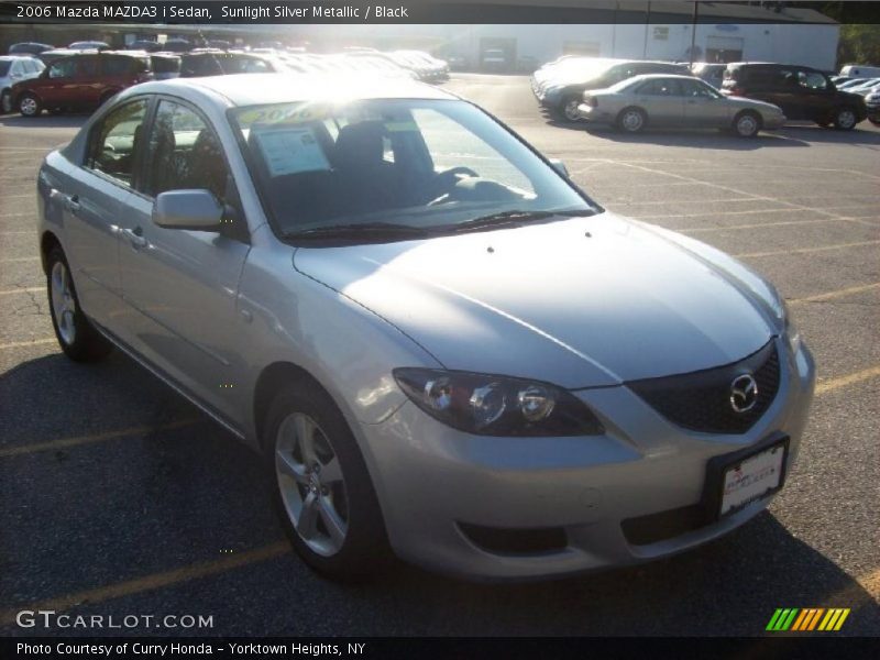 Sunlight Silver Metallic / Black 2006 Mazda MAZDA3 i Sedan