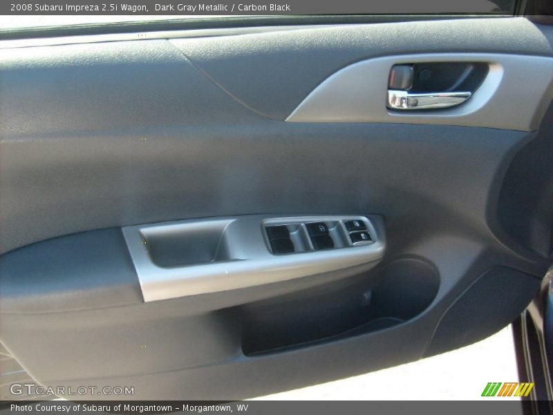 Dark Gray Metallic / Carbon Black 2008 Subaru Impreza 2.5i Wagon