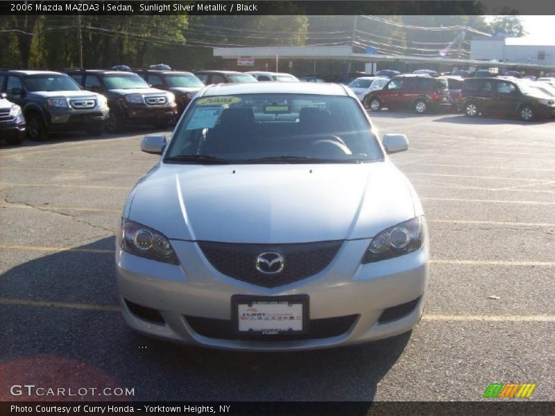 Sunlight Silver Metallic / Black 2006 Mazda MAZDA3 i Sedan