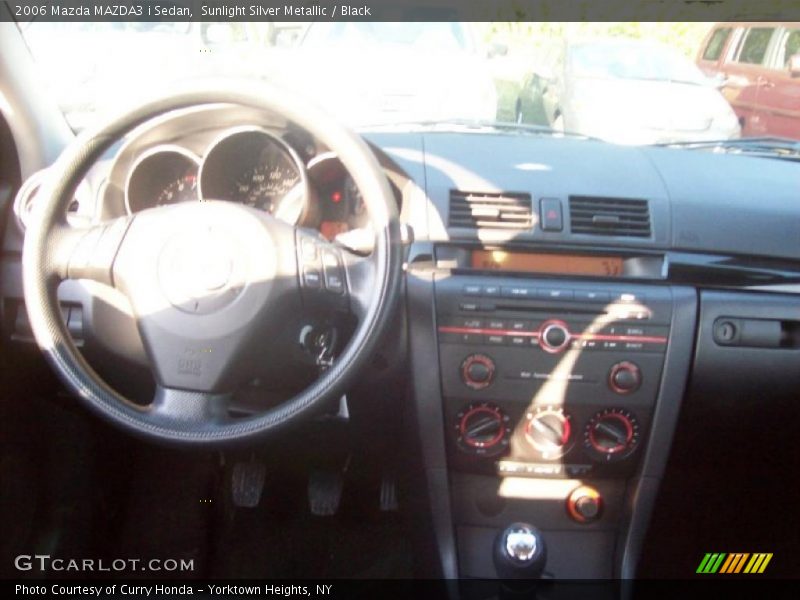 Sunlight Silver Metallic / Black 2006 Mazda MAZDA3 i Sedan