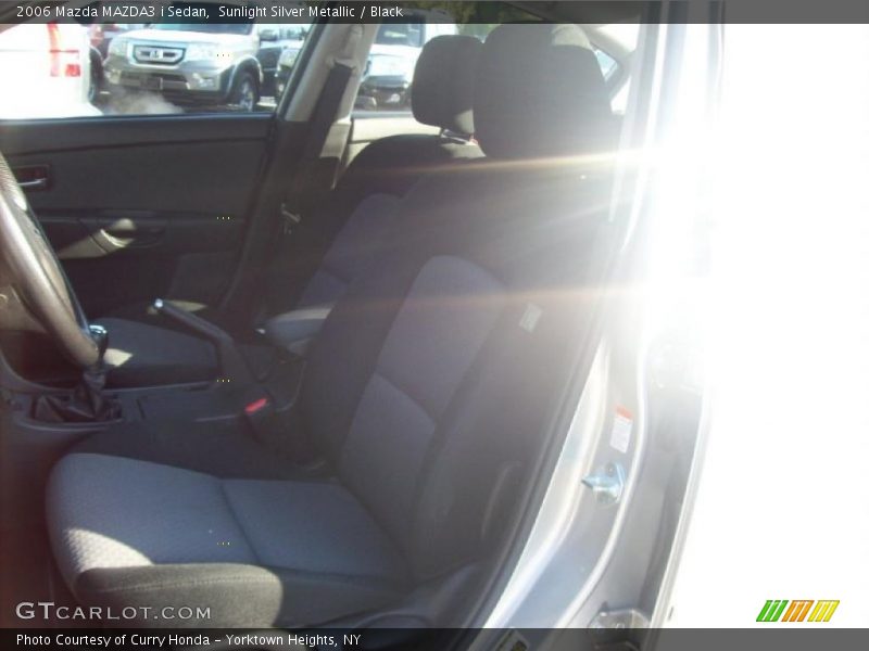 Sunlight Silver Metallic / Black 2006 Mazda MAZDA3 i Sedan