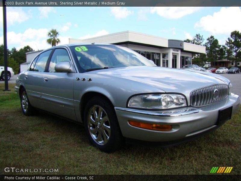 Sterling Silver Metallic / Medium Gray 2003 Buick Park Avenue Ultra