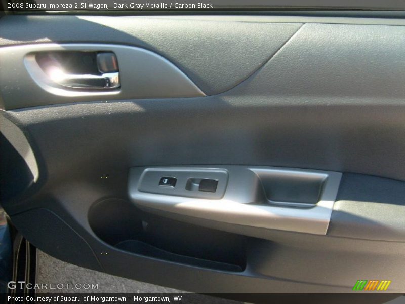 Dark Gray Metallic / Carbon Black 2008 Subaru Impreza 2.5i Wagon