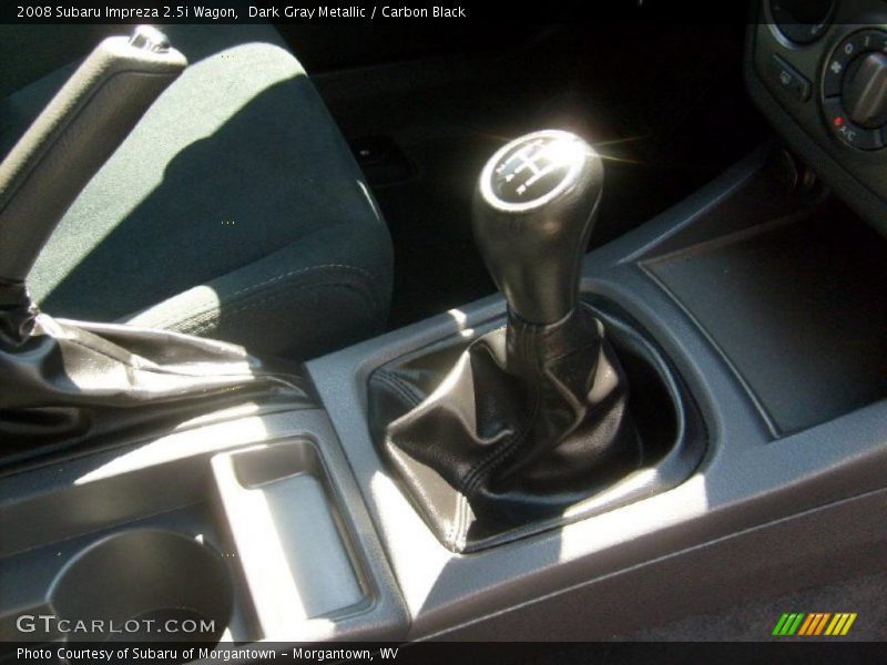 Dark Gray Metallic / Carbon Black 2008 Subaru Impreza 2.5i Wagon