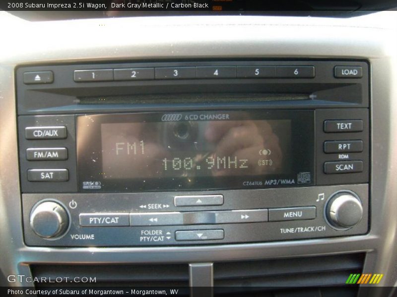 Dark Gray Metallic / Carbon Black 2008 Subaru Impreza 2.5i Wagon