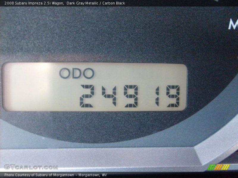 Dark Gray Metallic / Carbon Black 2008 Subaru Impreza 2.5i Wagon