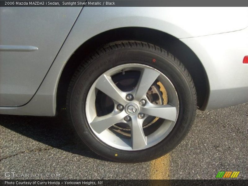Sunlight Silver Metallic / Black 2006 Mazda MAZDA3 i Sedan