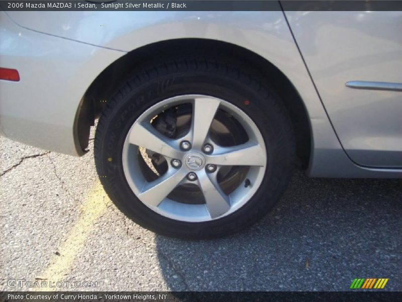 Sunlight Silver Metallic / Black 2006 Mazda MAZDA3 i Sedan