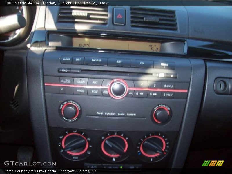 Sunlight Silver Metallic / Black 2006 Mazda MAZDA3 i Sedan
