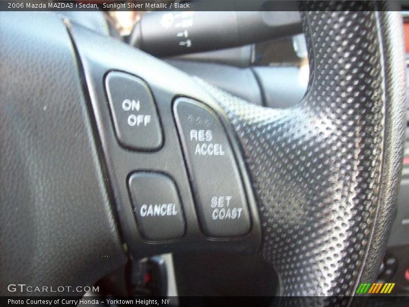 Sunlight Silver Metallic / Black 2006 Mazda MAZDA3 i Sedan