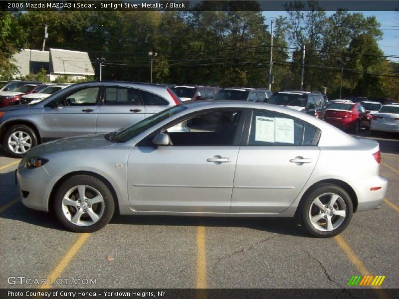 Sunlight Silver Metallic / Black 2006 Mazda MAZDA3 i Sedan