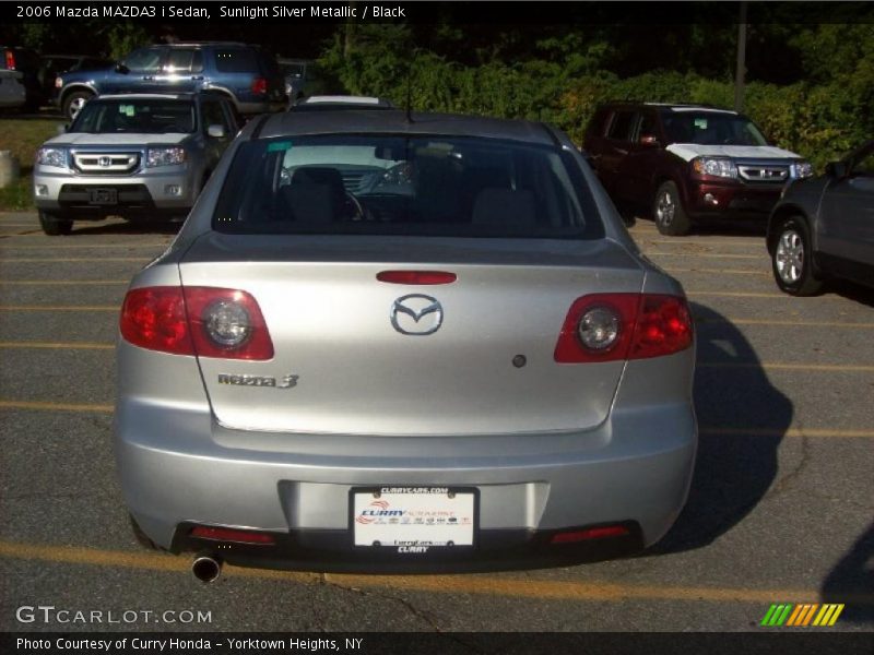 Sunlight Silver Metallic / Black 2006 Mazda MAZDA3 i Sedan