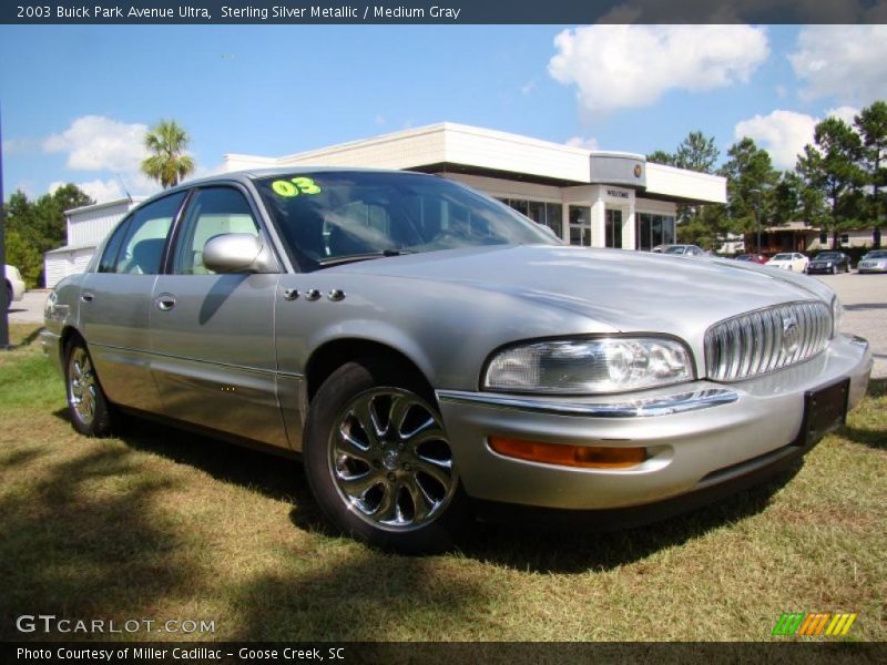 Sterling Silver Metallic / Medium Gray 2003 Buick Park Avenue Ultra