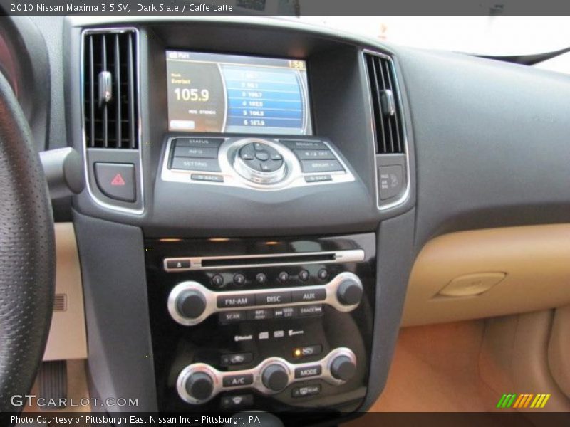 Dark Slate / Caffe Latte 2010 Nissan Maxima 3.5 SV