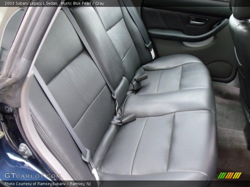Mystic Blue Pearl / Gray 2003 Subaru Legacy L Sedan