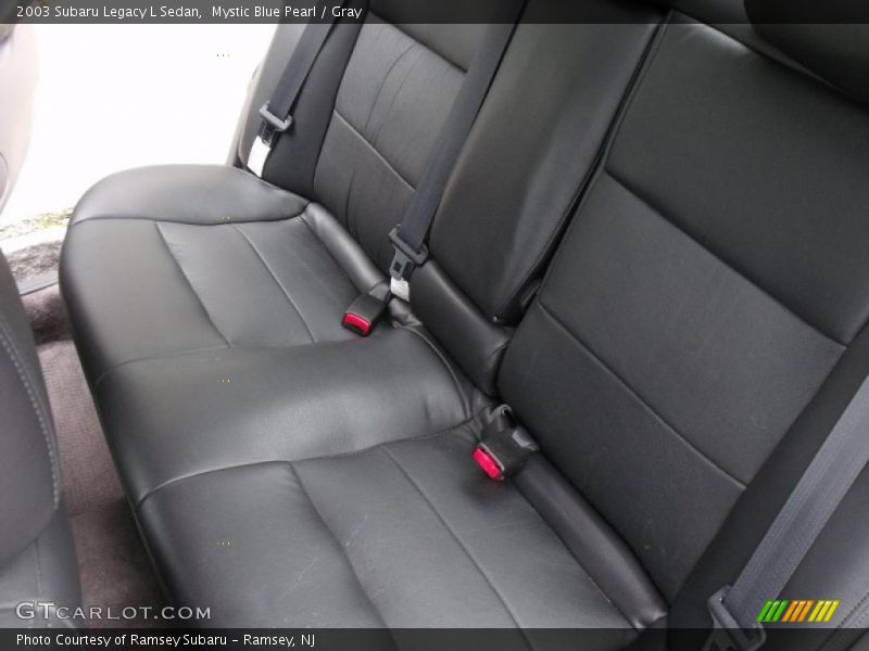 Mystic Blue Pearl / Gray 2003 Subaru Legacy L Sedan