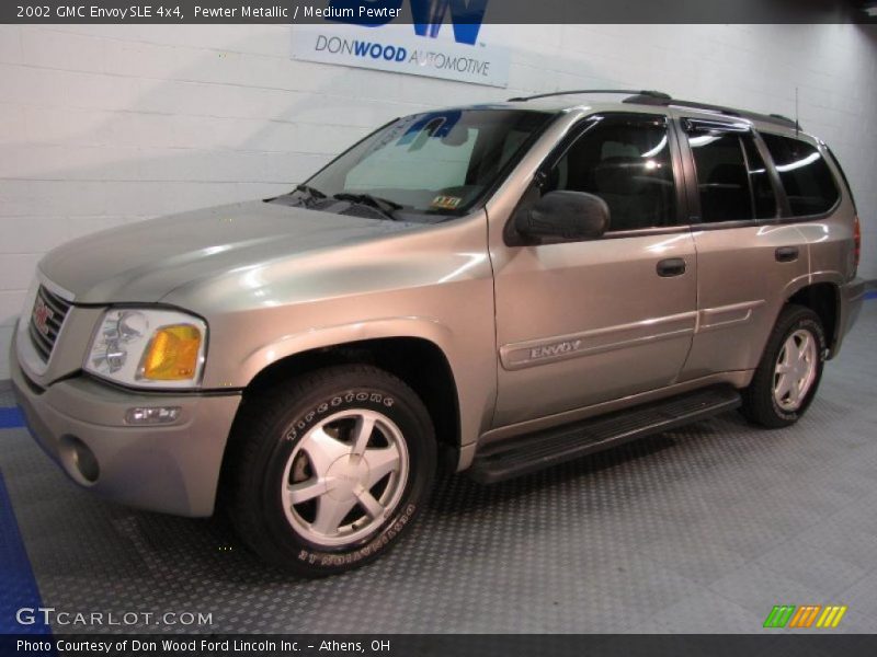 Pewter Metallic / Medium Pewter 2002 GMC Envoy SLE 4x4