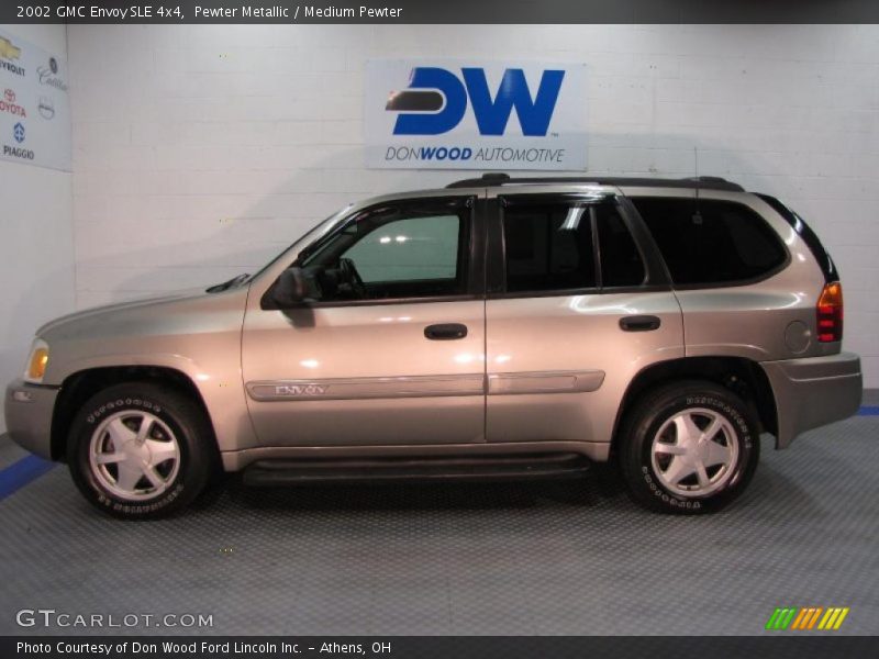 Pewter Metallic / Medium Pewter 2002 GMC Envoy SLE 4x4