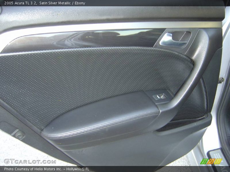 Satin Silver Metallic / Ebony 2005 Acura TL 3.2