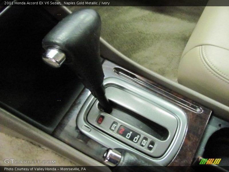 Naples Gold Metallic / Ivory 2001 Honda Accord EX V6 Sedan