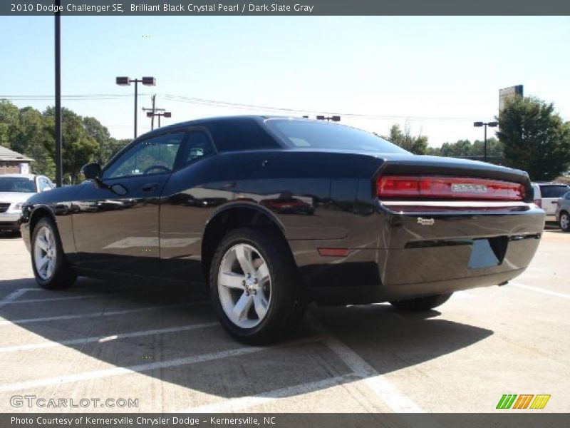 Brilliant Black Crystal Pearl / Dark Slate Gray 2010 Dodge Challenger SE