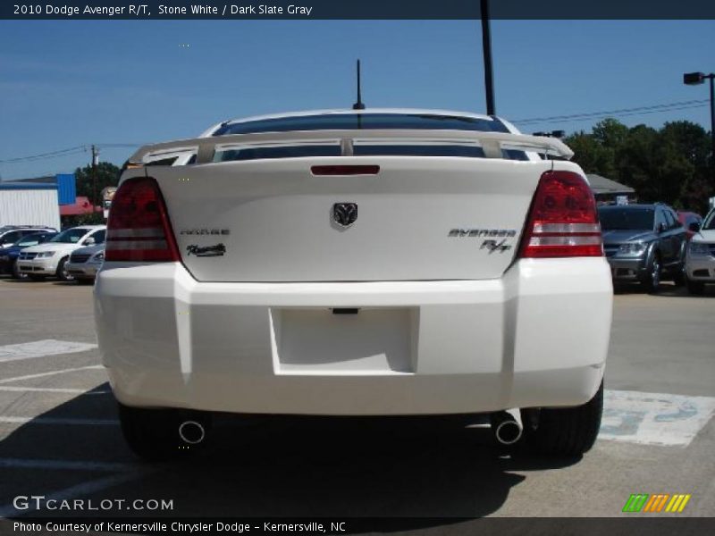Stone White / Dark Slate Gray 2010 Dodge Avenger R/T