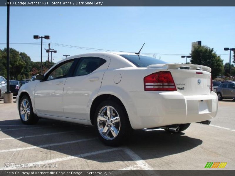 Stone White / Dark Slate Gray 2010 Dodge Avenger R/T