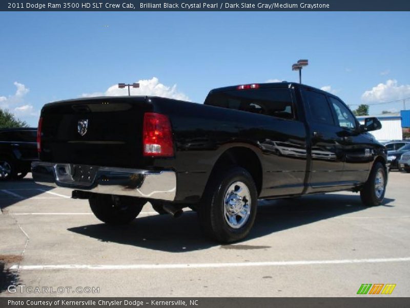 Brilliant Black Crystal Pearl / Dark Slate Gray/Medium Graystone 2011 Dodge Ram 3500 HD SLT Crew Cab