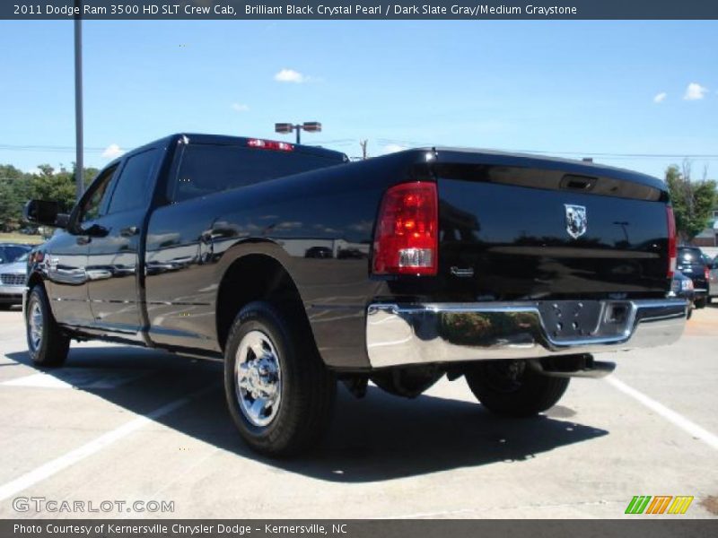 Brilliant Black Crystal Pearl / Dark Slate Gray/Medium Graystone 2011 Dodge Ram 3500 HD SLT Crew Cab