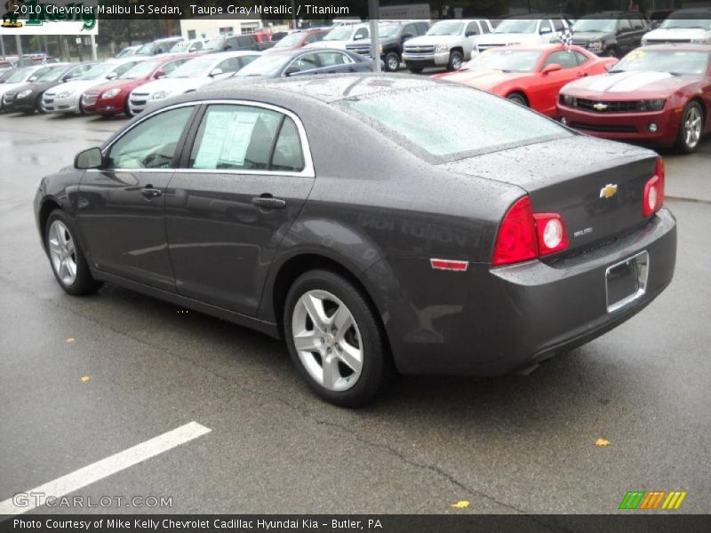 Taupe Gray Metallic / Titanium 2010 Chevrolet Malibu LS Sedan