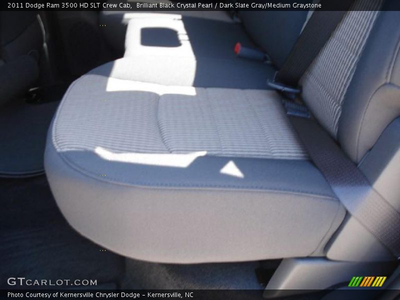 Brilliant Black Crystal Pearl / Dark Slate Gray/Medium Graystone 2011 Dodge Ram 3500 HD SLT Crew Cab