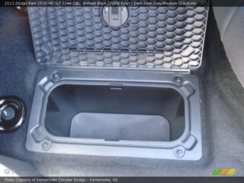 Brilliant Black Crystal Pearl / Dark Slate Gray/Medium Graystone 2011 Dodge Ram 3500 HD SLT Crew Cab