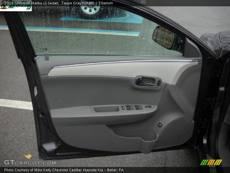 Taupe Gray Metallic / Titanium 2010 Chevrolet Malibu LS Sedan