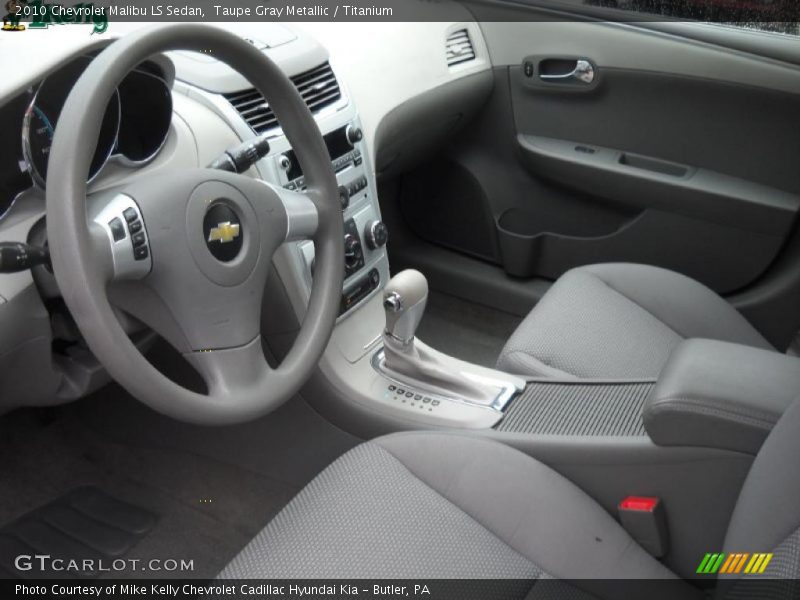 Taupe Gray Metallic / Titanium 2010 Chevrolet Malibu LS Sedan