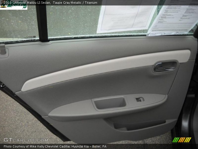 Taupe Gray Metallic / Titanium 2010 Chevrolet Malibu LS Sedan