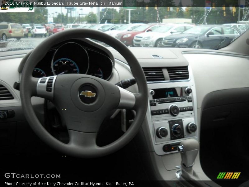Taupe Gray Metallic / Titanium 2010 Chevrolet Malibu LS Sedan