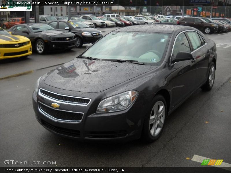 Taupe Gray Metallic / Titanium 2010 Chevrolet Malibu LS Sedan